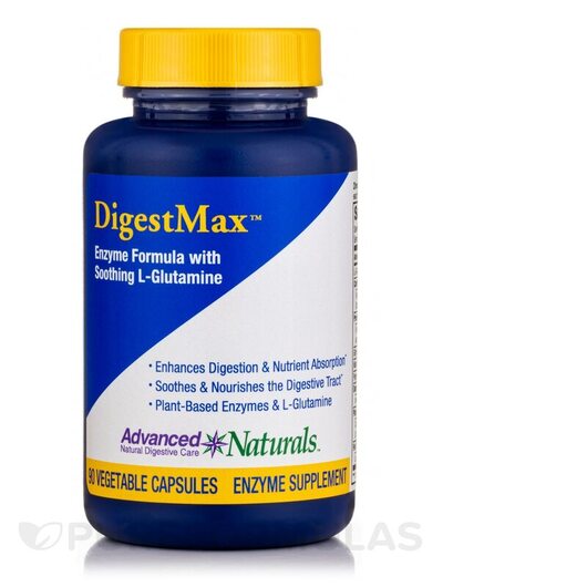 Основное фото товара Advanced Naturals, Ферменты, DigestMax, 90 капсул