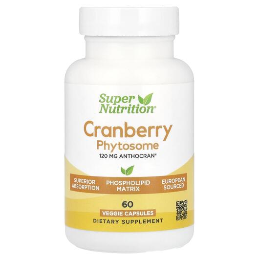 Основное фото товара Клюква, Cranberry Phytosome Anthocran 120 mg, 60 капсул