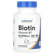 Фото товара Nutricost, Витамин B7 Биотин, Biotin 10000 mcg, 120 капсул