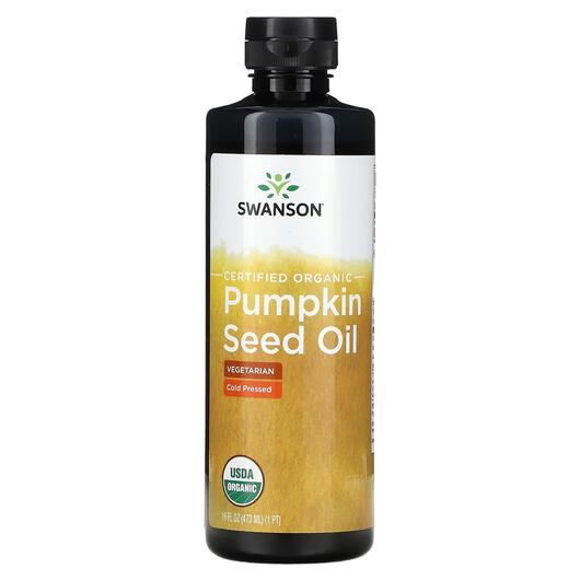 Основное фото товара Тыквенное масло, Certified Organic Pumpkin Seed Oil, 473 мл