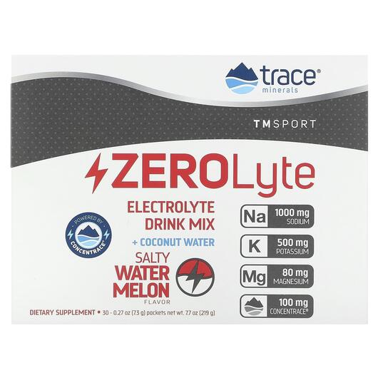 Основное фото товара Электролиты, TM Sport ZeroLyte Electrolyte Coconut Water, 30 шт