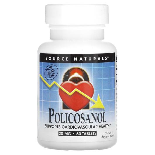 Основное фото товара Поликозанол 20 мг, Policosanol 20 mg 60, 60 таблеток