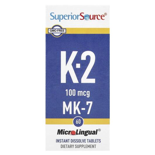 Основное фото товара Vitamin, Витамин K Филлохинон, 60 Microlingual Instant Dissolve T