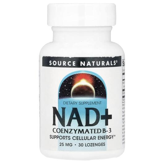Основное фото товара Никотинамид НАД+, NAD+ Coenzymated B-3, 30 таблеток