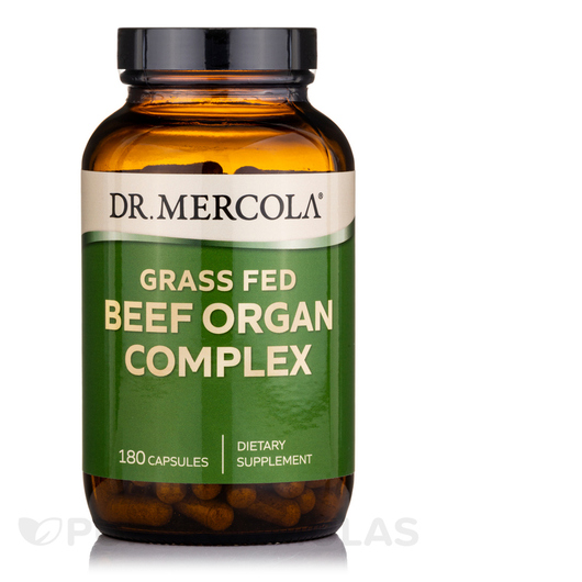 Основное фото товара Коллаген из говядины, Grass Fed Beef Organ Complex, 180 капсул