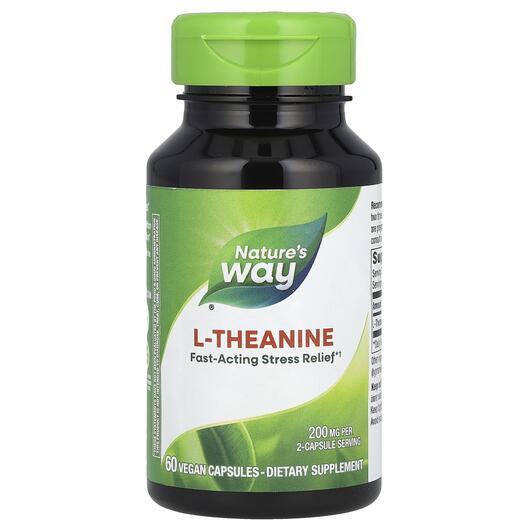 Основное фото товара Nature's Way, L-Теанин, L-Theanine Stress, 60 капсул