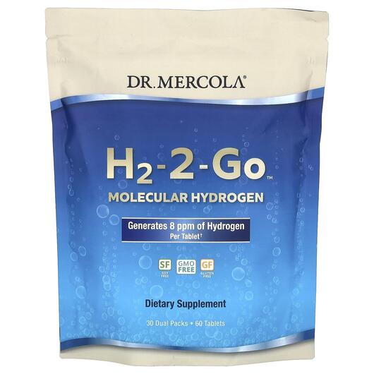 Основное фото товара Молекулярный водород, H2-2-Go 30 Dual Packs, 60 таблеток