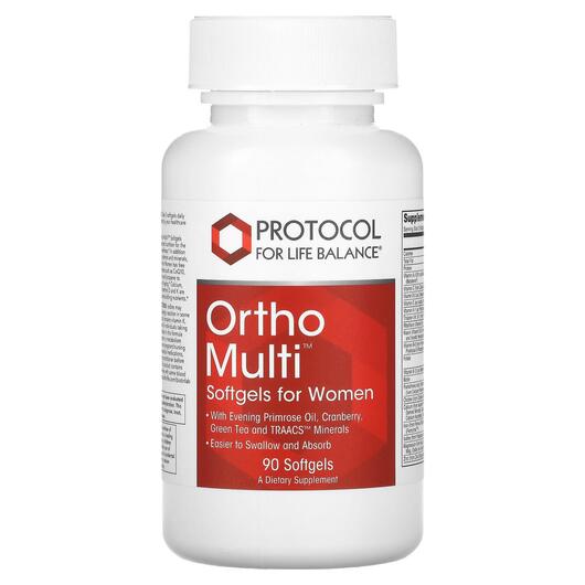 Основное фото товара Витамины для женщин, Ortho Multi Softgels for Women, 90 капсул