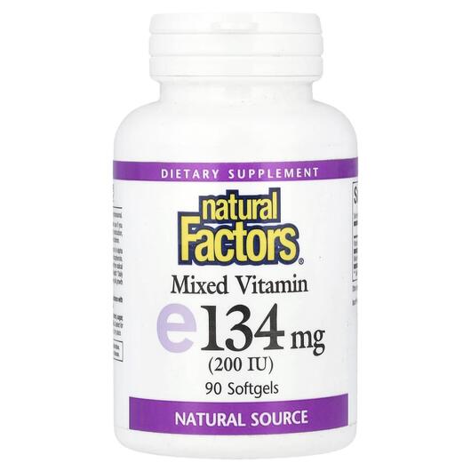 Основное фото товара Mixed Vitamin E 200 IU 90, Натуральный витамин Е 200 IU, 90 капсу