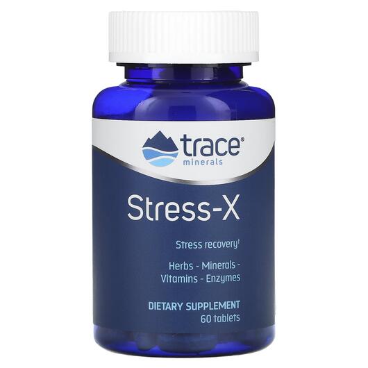Основное фото товара Trace, Поддержка стресса, Stress-X, 60 таблеток