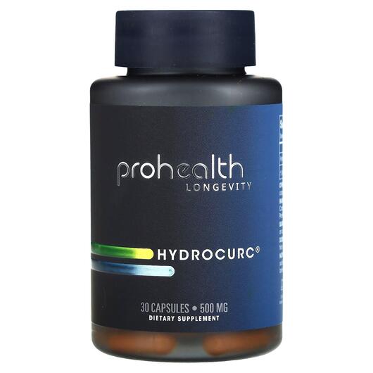 Основне фото товара ProHealth Longevity, HydroCurc, Гідро Куркумін, 30 капсул