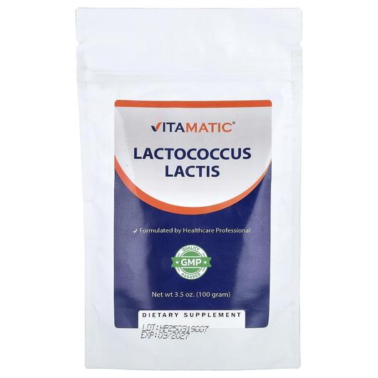 Основное фото товара Vitamatic, Лактобактерии, Lactococcus Lactis, 100 г