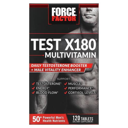 Основное фото товара Витамины для мужчин, Test X180 Multivitamin, 120 таблеток