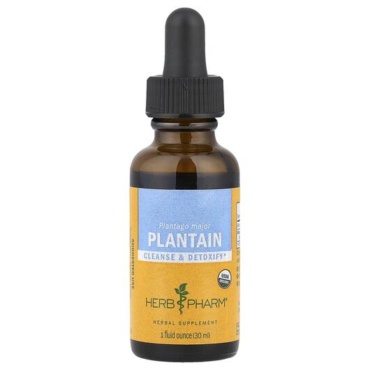 Основное фото товара Herb Pharm, Псиллиум, Plantain Fresh Leaf, 30 мл