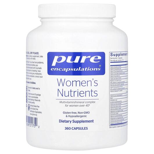 Основное фото товара Витамины для женщин, Women's Nutrients 360, 360 капсул