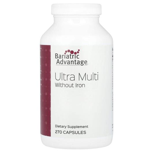 Основное фото товара Мультивитамины, Ultra Multi without Iron, 270 капсул