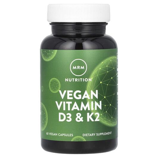 Основное фото товара Vegan Vitamin D3 & K2 60 Vegan, Веганский Витамин D3 и K2, 60