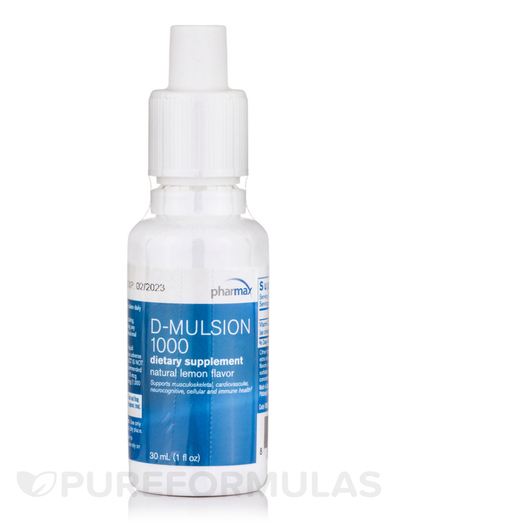 Основное фото товара Pharmax, Витамин D3, D-Mulsion 1000 Natural Lemon Flavor, 30 мл