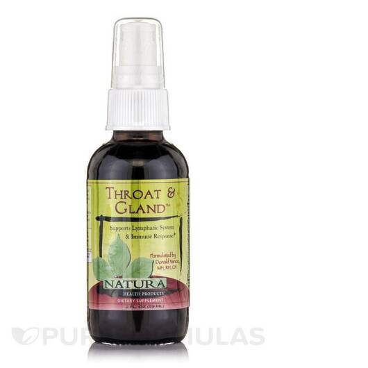 Основное фото товара Спрей для горла, Throat & Gland Spray, 59 мл
