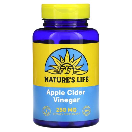 Основное фото товара Яблочный уксус, Apple Cider Vinegar 250 mg, 250 капсул