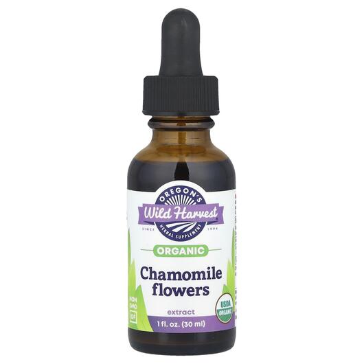 Основное фото товара Ромашка, Organic Chamomile Flowers Extract, 30 мл