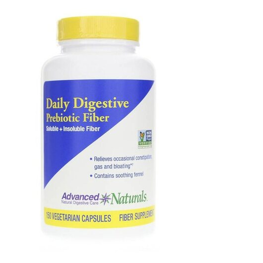 Основное фото товара Пребиотики, Daily Digestive Prebiotic Fiber, 150 капсул