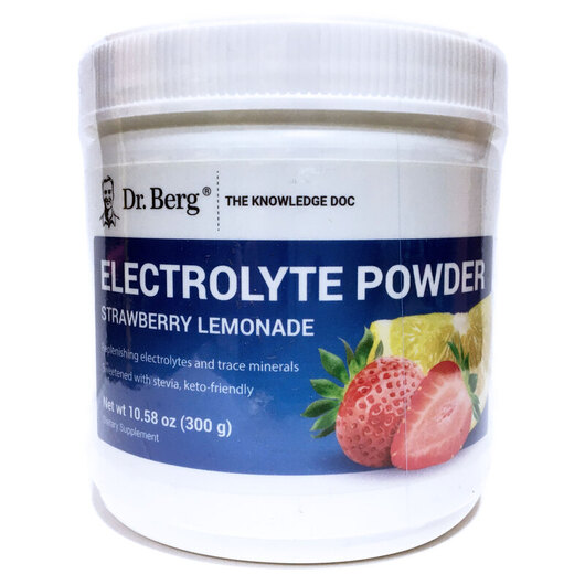 Основное фото товара Электролиты, Electrolyte Powder Strawberry Lemonade, 300 г