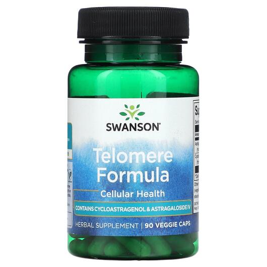 Основное фото товара Swanson, Клеточное здоровье, Telomere Formula, 90 капсул