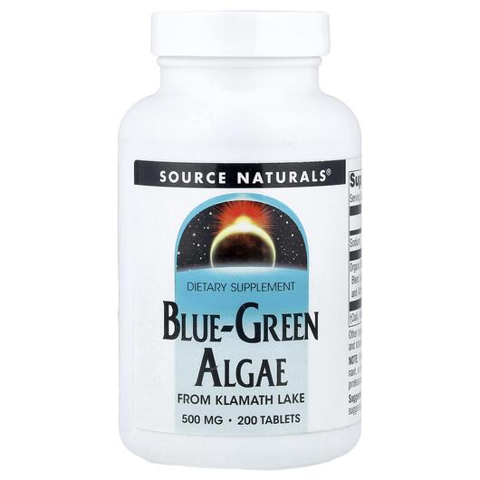 Основное фото товара Водоросли сине-зеленые, Blue-Green Algae, 200 таблеток