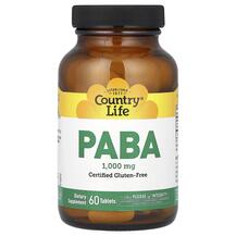 PABA Time Release 1000 mg 60 PABA Time Release