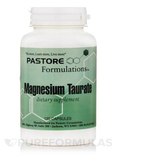 Основное фото товара Магний Таурат, Magnesium Taurate, 120 капсул