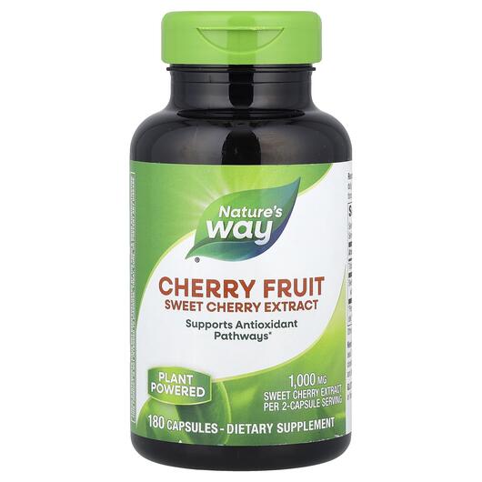 Основное фото товара Nature's Way, Экстракт Вишни, Cherry Fruit, 180 капсул