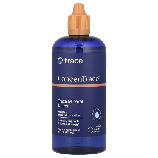 Основное фото товара Минеральные добавки, ConcenTrace Trace Mineral Drops, 237 мл