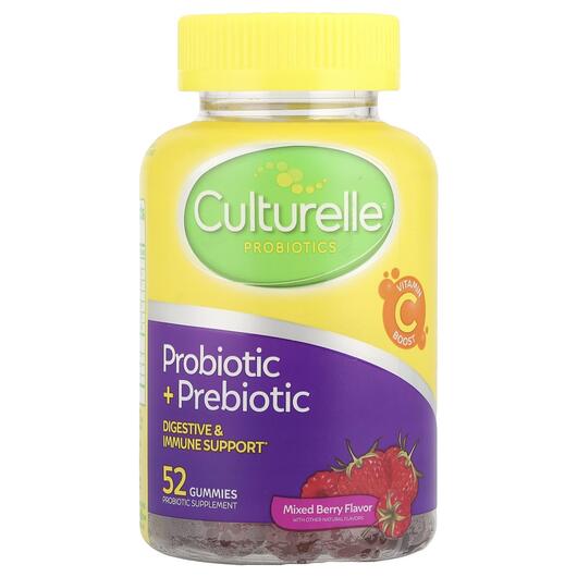 Основное фото товара Probiotic + Prebiotic Gummies Mixed Berry, Пробиотики, 52 таблето