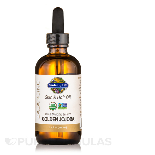 Основное фото товара Organic Golden Jojoba Skin and Hair Oil, Кожа ногти волосы, 115 м