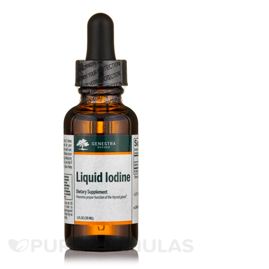 Основное фото товара Genestra, Йод, Liquid Iodine, 30 мл