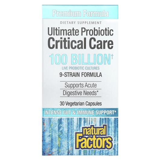 Основное фото товара Ultimate Probiotic Critical Care 100 Billion, Пробиотики, 30 капс