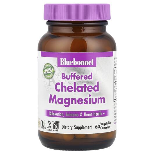 Основное фото товара Хелатный Магний, Buffered Chelated Magnesium, 60 капсул