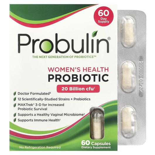 Основное фото товара Women's Health Probiotic 20 Billion, Пробиотики для женщин, 