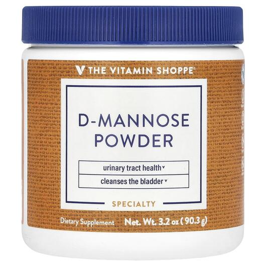Основне фото товара TheVitaminShoppe, D-Mannose Powder, Д-манноза, 90.3 г