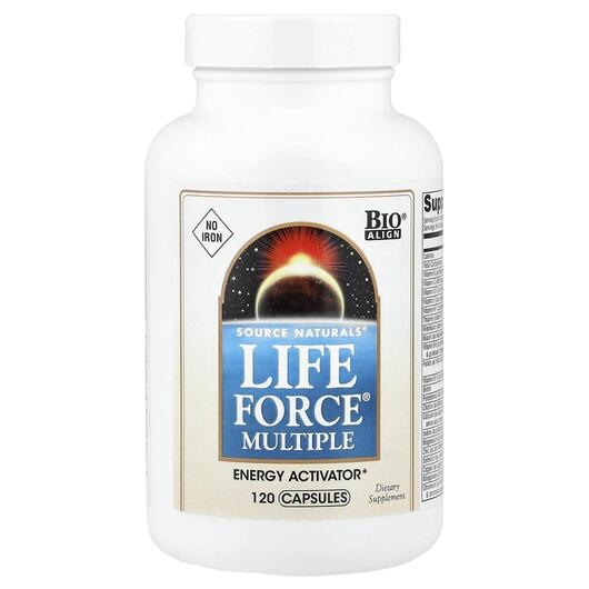 Основное фото товара Железо, Life Force Multiple No Iron 120, 120 капсул
