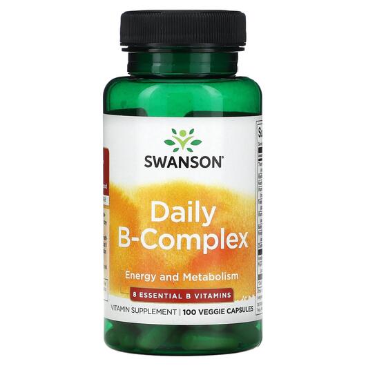 Основное фото товара Swanson, B-комплекс, Daily B-Complex, 100 капсул