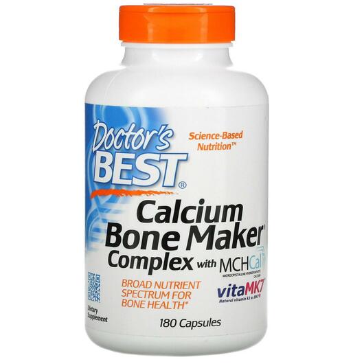 Основное фото товара Поддержка костей с MCHCal, Calcium Bone MCHCal, 180 капсул