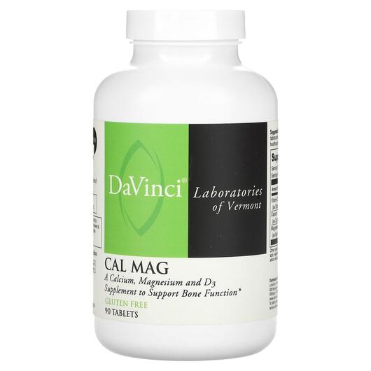 Основное фото товара DaVinci Laboratories, Кальций Магний, Cal Mag, 90 таблеток