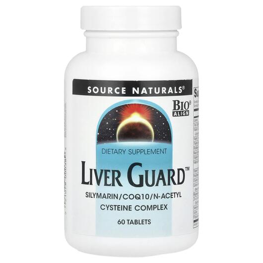 Основное фото товара Source Naturals, Поддержка печени, Liver Guard, 60 таблеток