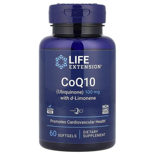 Основное фото товара Super-Absorbable CoQ10 with d-Limonene, Коэнзим Q-10 100 мг, 60 к