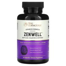 Zenwell Поддержка стресса Live Conscious 60 капсул Zenwell Поддержка стресса Live Conscious 60 капсул