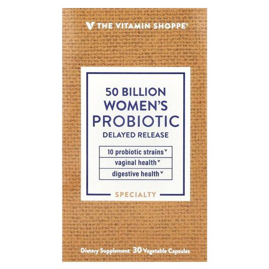 Основне фото товара Women's Probiotic 50 Billion, Пробіотики для жінок, 30 капсу