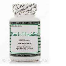 Pure L-Histidine 600 mg L-Гистидин Montiff 50 капсул
