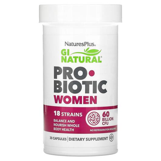 Основное фото товара GI Natural Probiotic Women 60 Billion, Пробиотики для женщин, 30 
